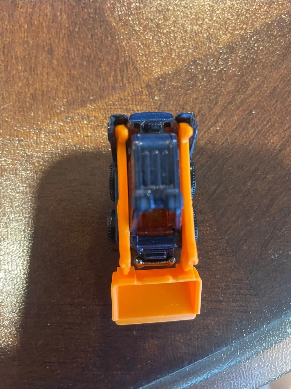 2009 Matchbox Skidster Toybox Construction Vehicle Blue Orange